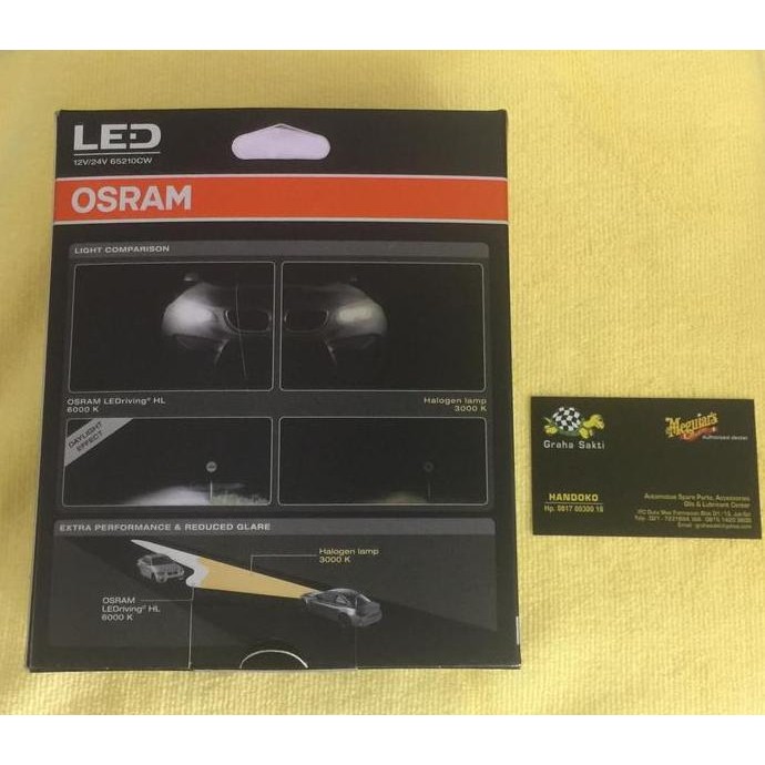 New Osram LED H7 Head Lamp Canbus