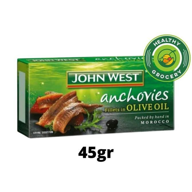

Ready oke] John West Anchovies Fillets In Olive Oil 45gr (HIJAU) / Ikan Teri Dalam Minyak Zaitun