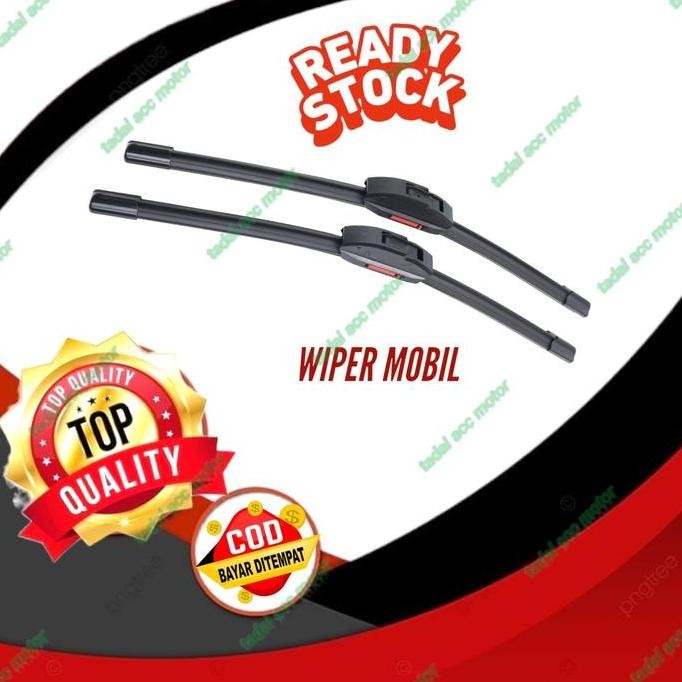 New wiper mobil double universal/wiper mobil dua karet/wiper mobil universal