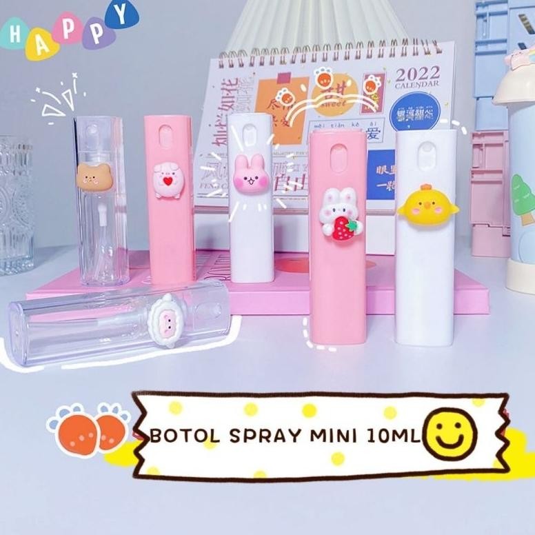 Ready Botol Spray Mini Portable 10Ml Motif Kartun Lucu Untuk Disinfektan/Parfum/Alkohol