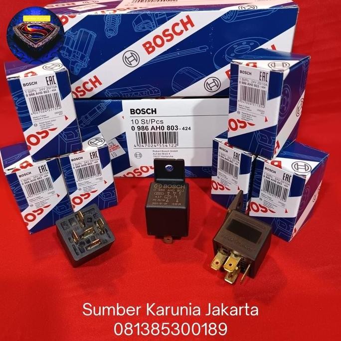 RELAY BOSCH 24VOLT KAKI 5 87A