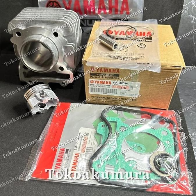BLOK SEHER RING PISTON KIT PLUS TOP SET MIO J X RIDE MIO GT SOUL 115 FINO FI 115 YAMAHA ORIGINAL DAN