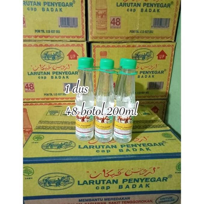 

Original larutan penyegar cap badak botol 200ml & 500 ml
