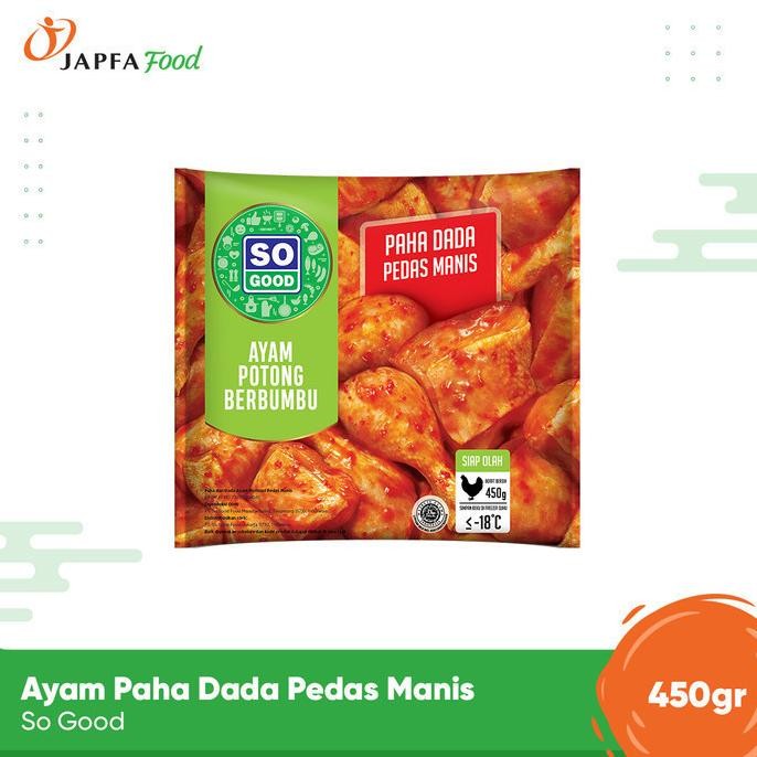 

So Good Ayam Paha Dada Pedas Manis 450gr