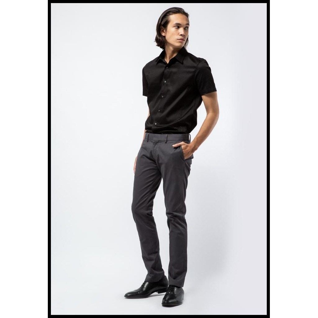 The Executive Skinny Fit Formal Pants 1-Lpnbsc521O066 Dark Grey Original Best Seller