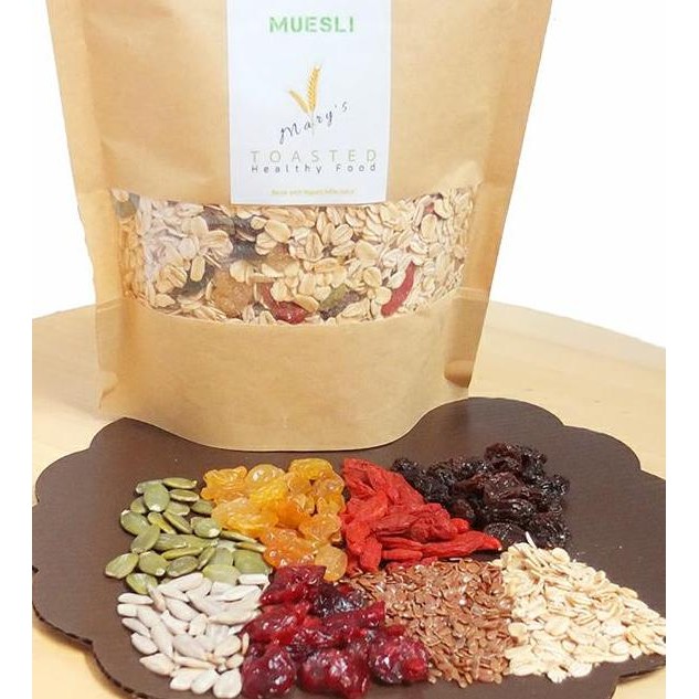 

Grosir Healthy Granola Combi A-500Gr(Oat, Raisin, Crnberry, Sunflowr,Gjibery)