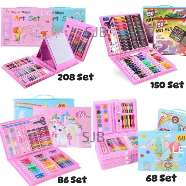 

Terlaris [ Sjb ] Art Set 208 Pensil Warna Crayon Set 150Pcs Crayon 68 Set / Crayon Mewarnai 150 Warna Anak Hadiah Anak Kado Anak Crayon 42 Mewarnai Murah