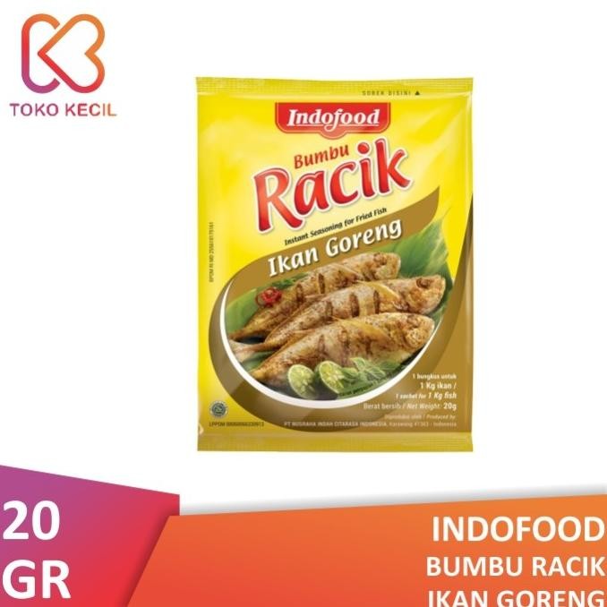 

paling diminati] Indofood Bumbu Racik Ikan Goreng 20gr