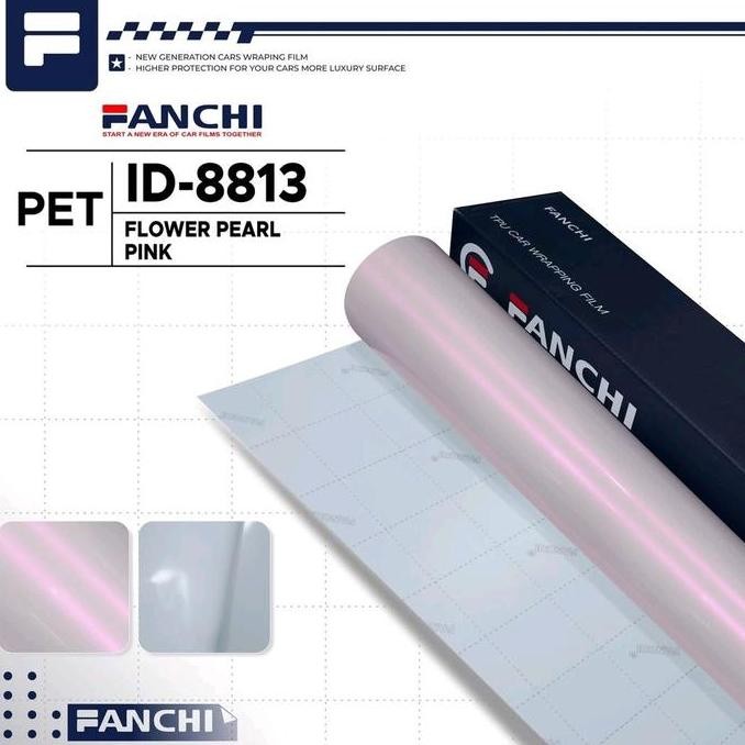 

Promo 50CM Sticker FANCHI PET113 ID-8813 Flower Pearl Pink Putih Lembayung Pink PET per 50CM COD
