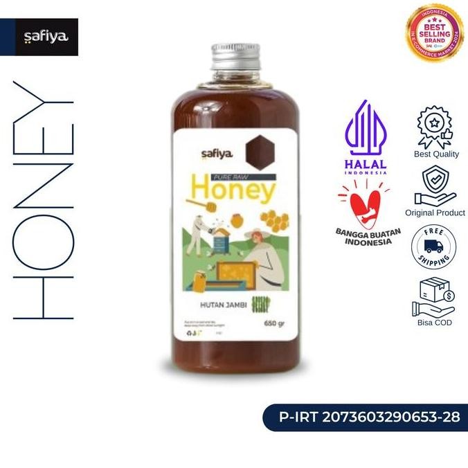 

BARU SAFIYA MADU HUTAN JAMBI 650 GR RAW HONEY ASLI PRREMIUM