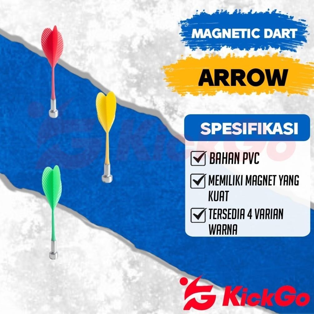 KickGo Anak Panah Magnetik Dart Board Game Magnet Dart Arrow