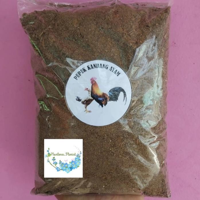 

Terlaris Pupuk Kandang Ayam/Media Tanam Pupuk Kotoran Ayam Kering 1 Kg