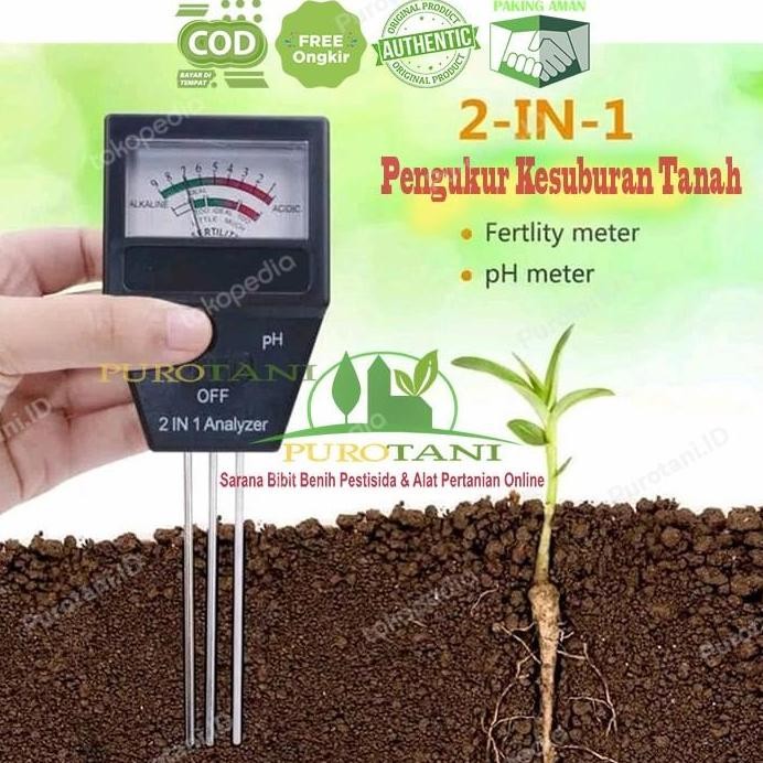 

Terlaris Alat Ukur Npk Soil Fertility & Ph Meter Tanah 2 In 1 Doctor Plant