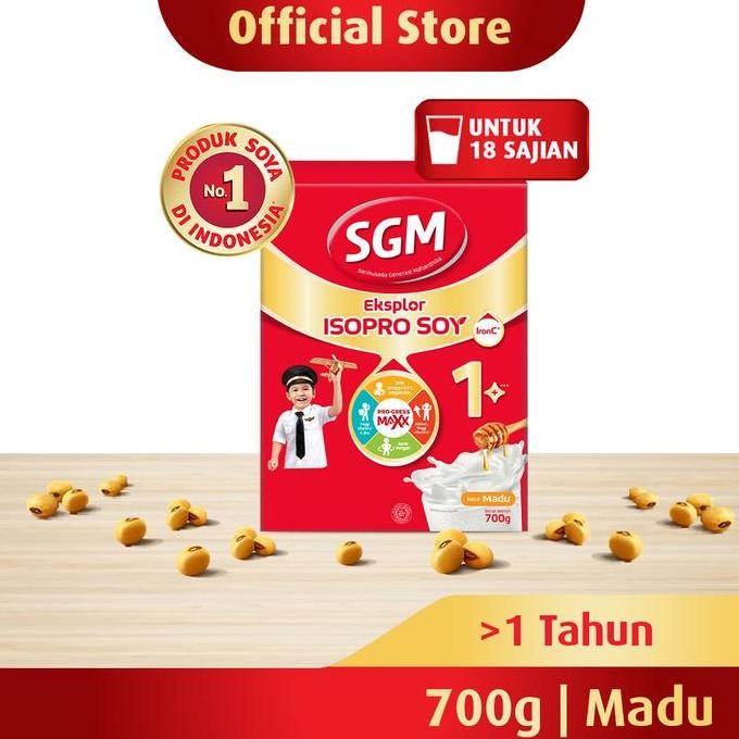 

BARU SGM EKSPLOR ISOPRO SOY 1+ MADU SUSU PERTUMBUHAN 700GRAM (ALD)