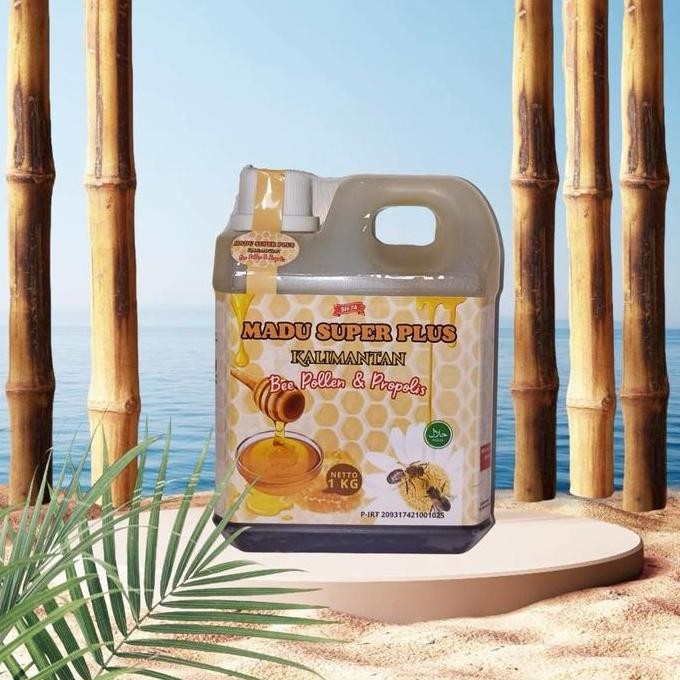 

BARU MADU SUPER KALIMANTAN 1KG -PLUS BEE POLLEN DAN PROPOLIS HONEY