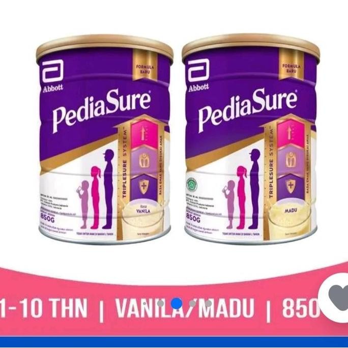 

BARU PEDIASURE TRIPLESURE VANILA | MADU | 850 GR