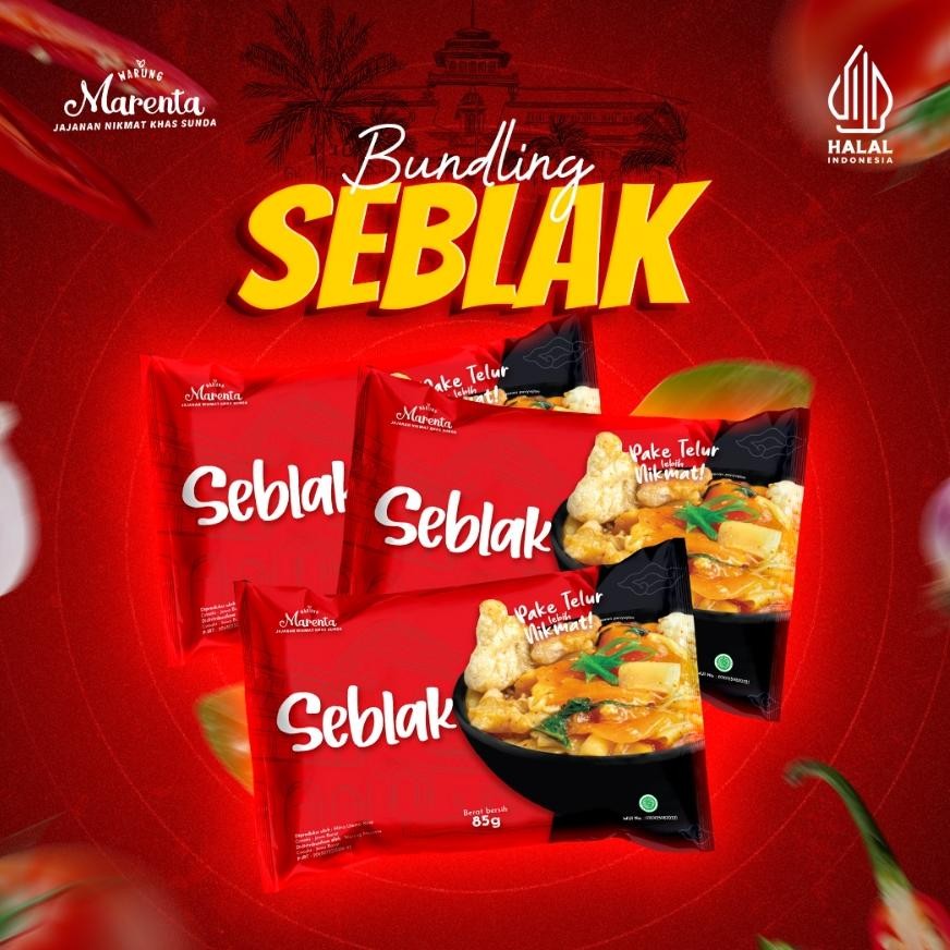 

MARENTA [ 3 PCS ] Paket Seblak Instan Komplit