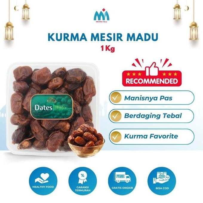 

BARU KURMA MESIR MADU 1 KG KURMA MESIR MADU JUMBO OLEH OLEH HAJI UMROH