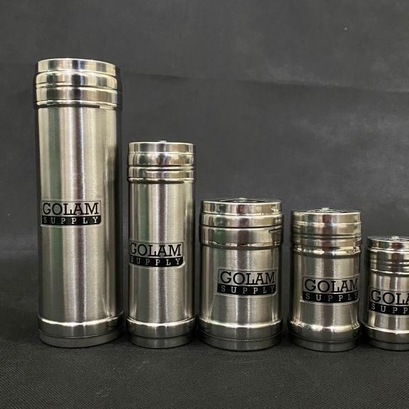 

Tempat Bumbu Powder Haer Lada Garam Chocolate Bubu 3 Lubang Tainle Hole