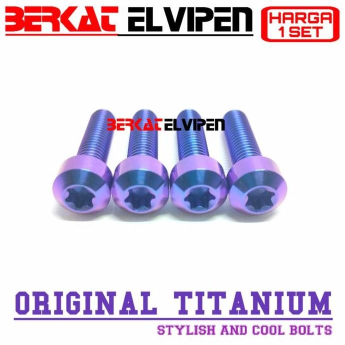 Baut Titanium Penjepit Raiser Stang Beat Street Pcx Lokal 150 160 Adv Termurah