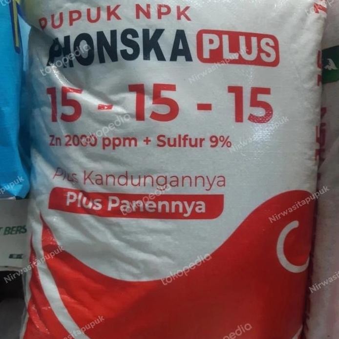 Terlaris Pupuk Npk 15 15 15 Ponska Plus Repack Kemasan 1Kg