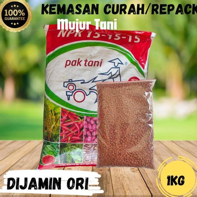 

Terlaris Pupuk Npk Pak Tani 15 15 15 Kemasan Repack 1Kg