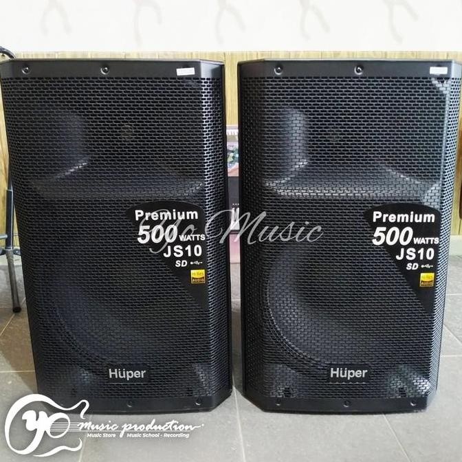 BEBAS ONGKIR - HUPER JS10 JS 10 Speaker 15 Inch Besar Bluetooth SD Card Portable Kuat