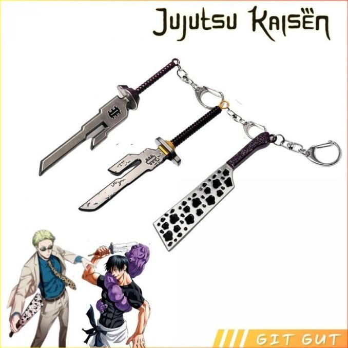 Keychain Gantungan Kunci Jujutsu Kaisen Toji Nanami Weapon Cursed Tool Asli