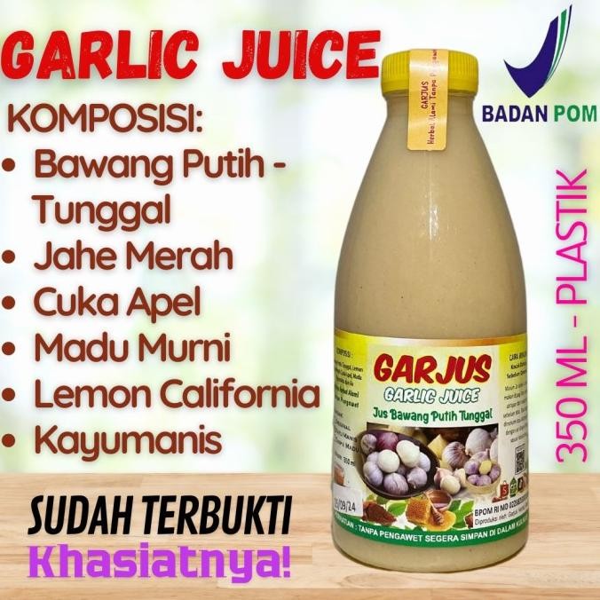 

BARU 350 ML - JUS HERBAL LEMON MADU CUKA APEL JAHE BAWANG TUNGGAL