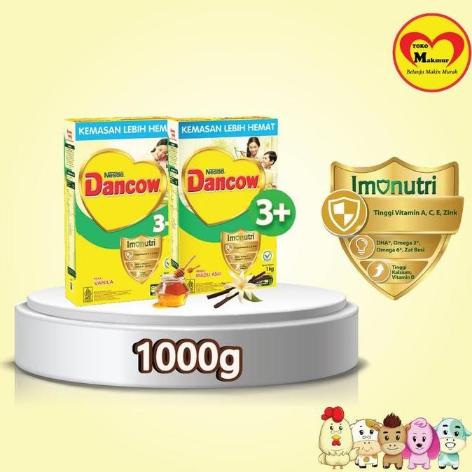 

BARU DANCOW 3+ VANILA / MADU 1000GR / TOKO MAKMUR BUBUK BAYI