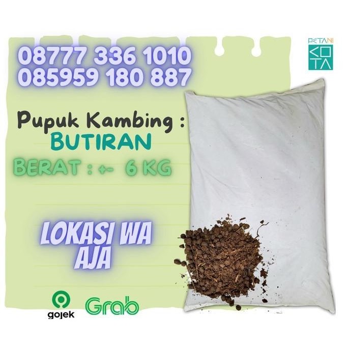 

Terlaris Pupuk Kandang Kambing Organik Fermentasi Kering 6 Kg Murni Fermentasi Terbaru