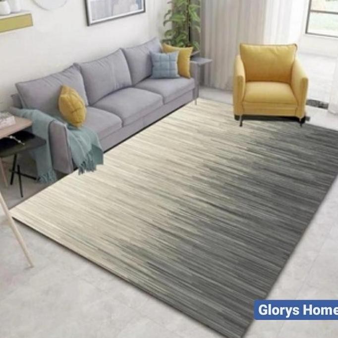 Sale Karpet Permadani Karpet Lantai Rumah Modern Motif Minimalis 160 X 210