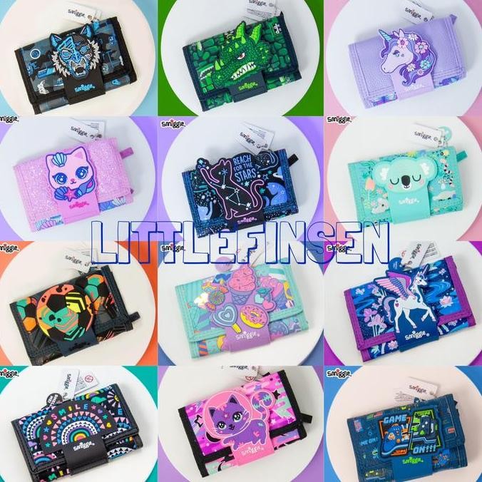 Terbaru Dompet Smiggle/Smiggle Wallet/Smiggle Wallet 3D