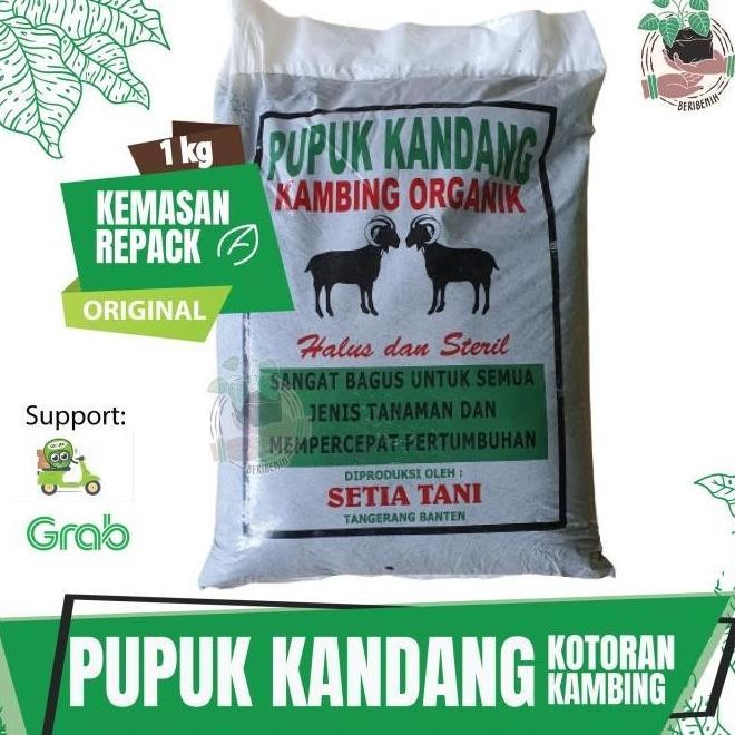 

Terlaris New Pupuk Kandang Kambing Organik Halus Siap Pakai Halus Kohe Repack 1 Kg 100% Ori