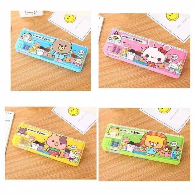 

KOTAK PENCILCASE / TEMPAT PENSIL MAGNET RAUTAN