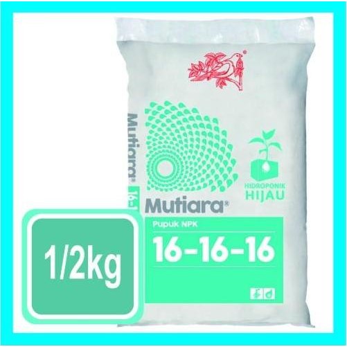 

Terlaris 1/2 Kg Pupuk Npk Mutiara 16 - 16 - 16 Penyeimbang Unsur Hara Di Tanah