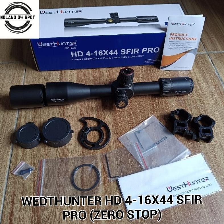 Telescope Westhunter Optik HD 4-16X44 SFIR Pro (Zero Stop)