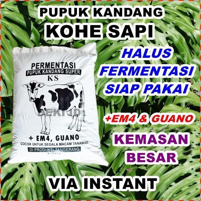 

Terlaris Semwadaya Pupuk Kandang Organik Kohe Sapi Besar Via Instant Halus Fermentasi