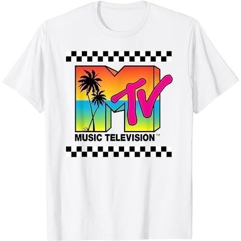 Baju Kaos MTV Sunset Logo T-Shirt Premium Cotton Combed 24s Original 100% | Pinky Project