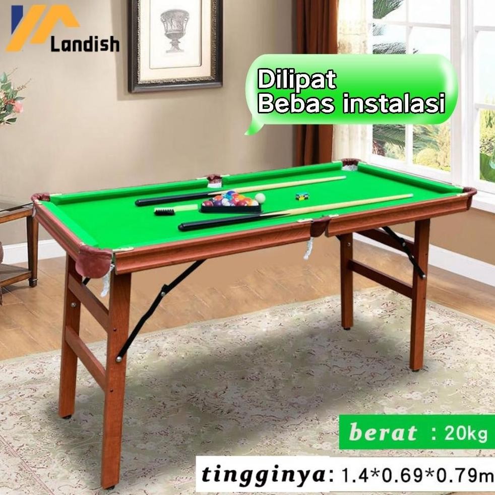 Mini Pool Table 142cm / Meja Billiard Mini / Billiard Table Bonus /Mini Pool Table 142cm