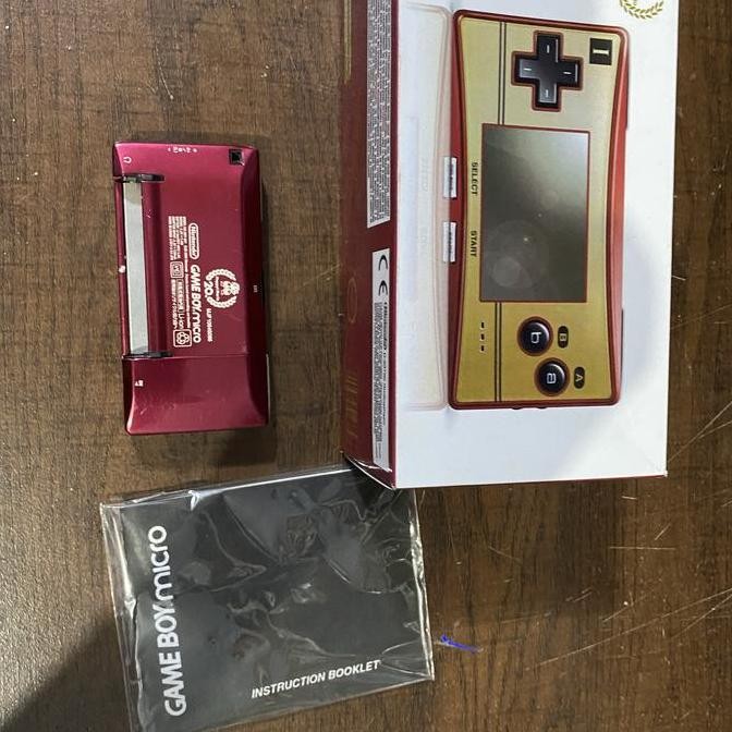 new Game boy micro anniversary 20 th rare limited