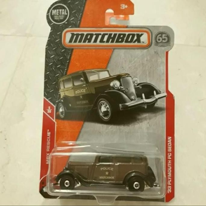 matchbox 33 plymouth pc sedan army