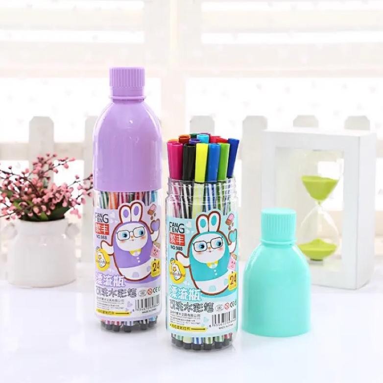 

Ready Spidol Botol Isi 12Pcs Random Spidol Warna Warni Alat Lukis Marker Pen Spidol Warna Alat Tulis Anak / Spidol Marker Warna Pena Kuas Menggambar Kerajinan Alat Tulis Kantor Sekolah Pensil Warna