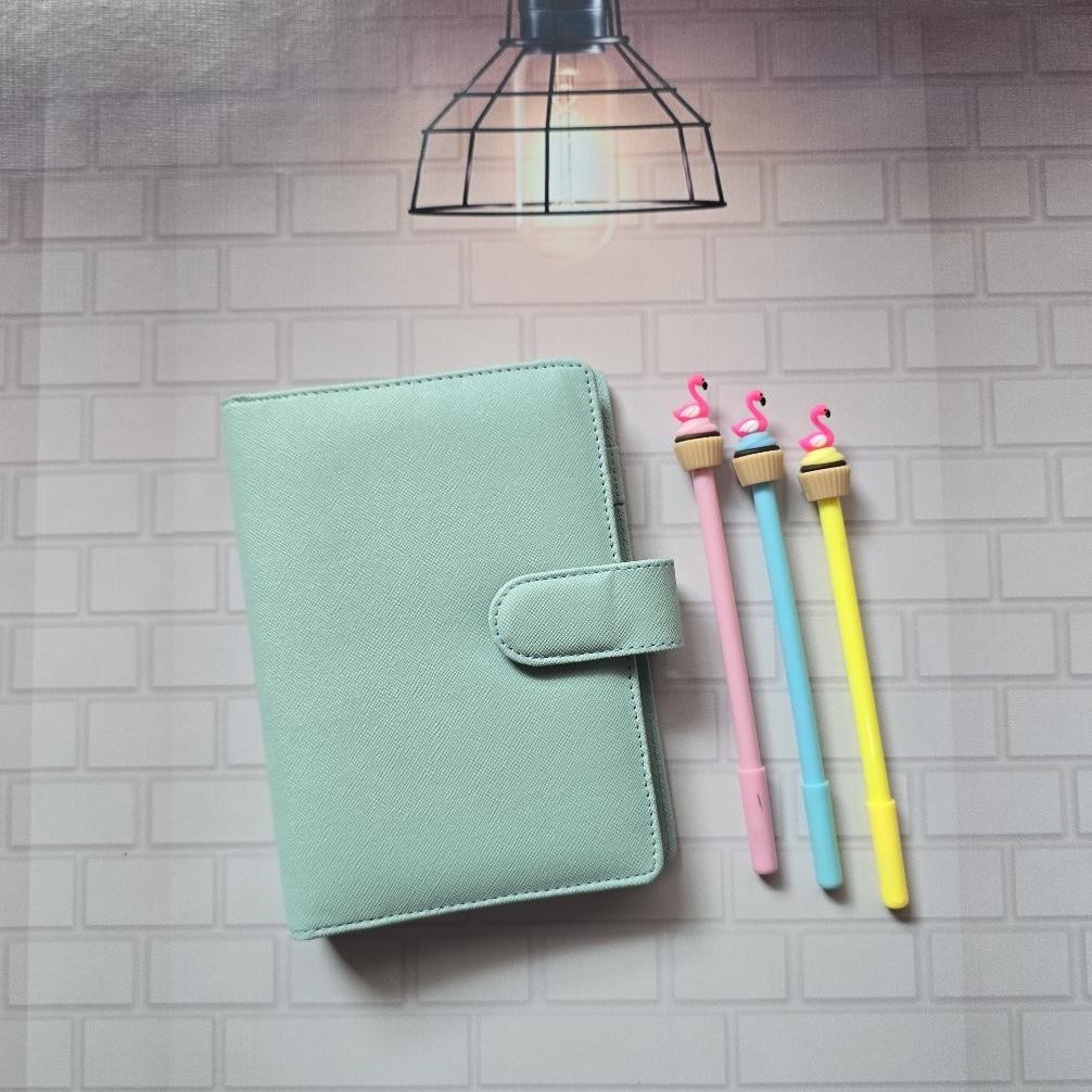 

Ready Binder Polos Warna Pastel Ukuran A6 Ring 6 Binder Exclusive