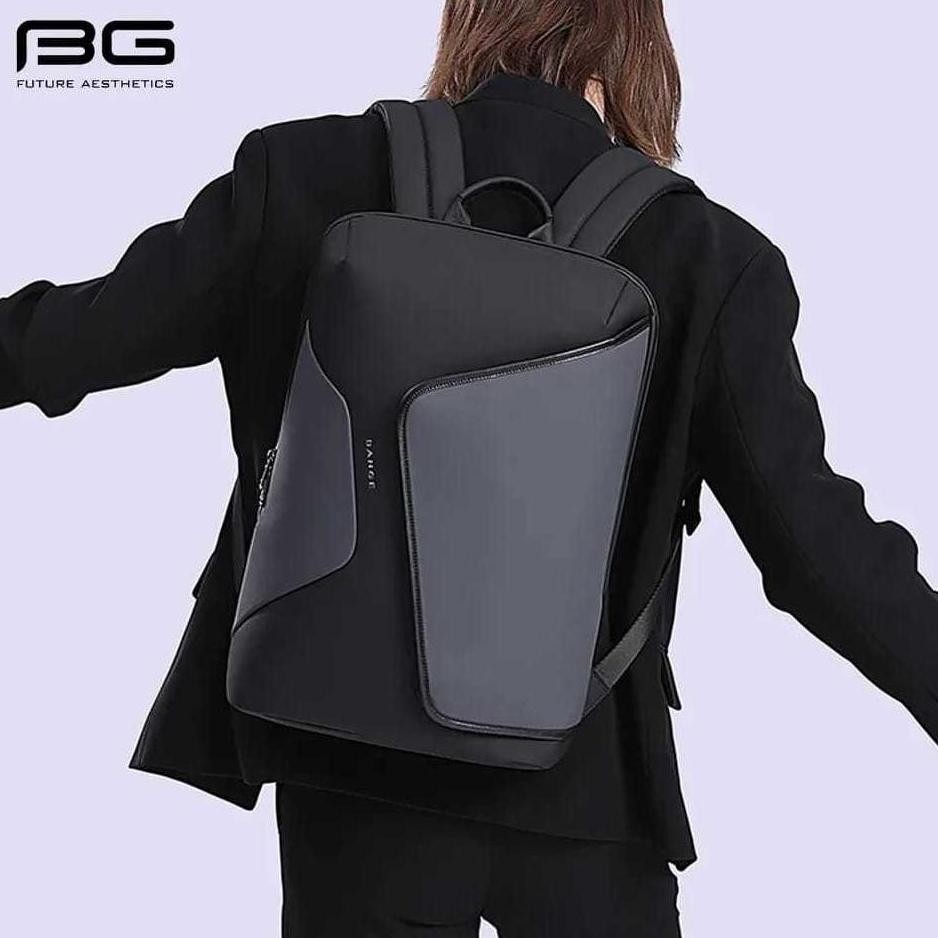 BANGE Business Backpack with External USB Port Anti Splashing Water Travel Backpack