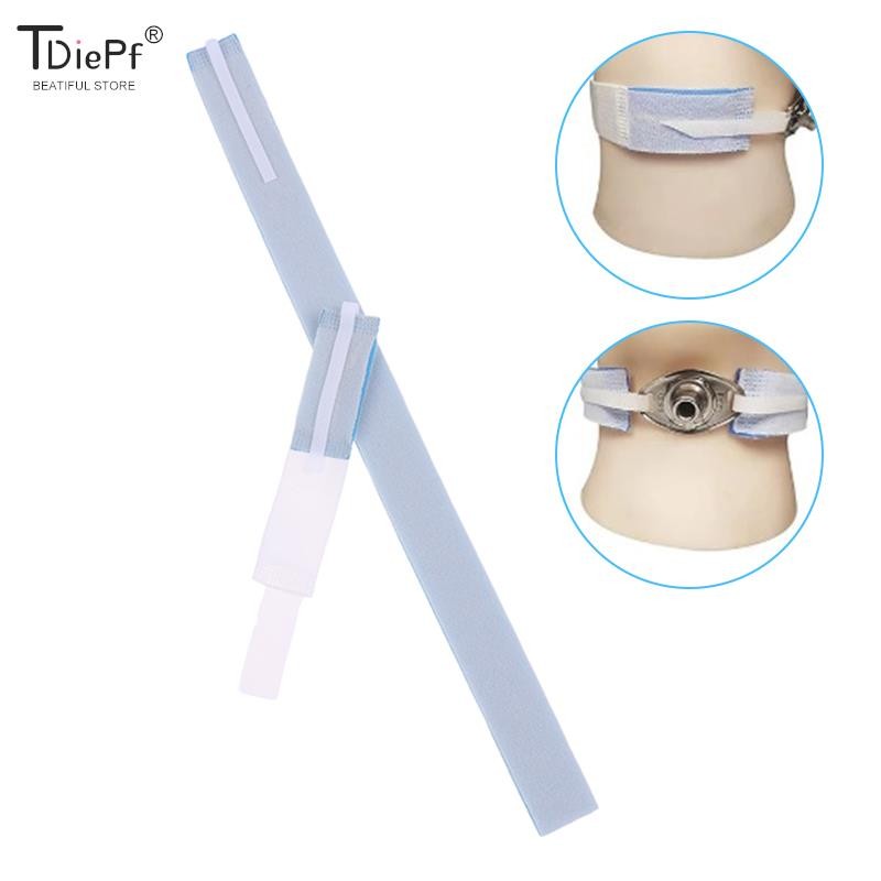 

Tali fiksasi trakeotomi 1pc alat fiksasi tabung trakea bronkial universal tali spons lembut dudukan