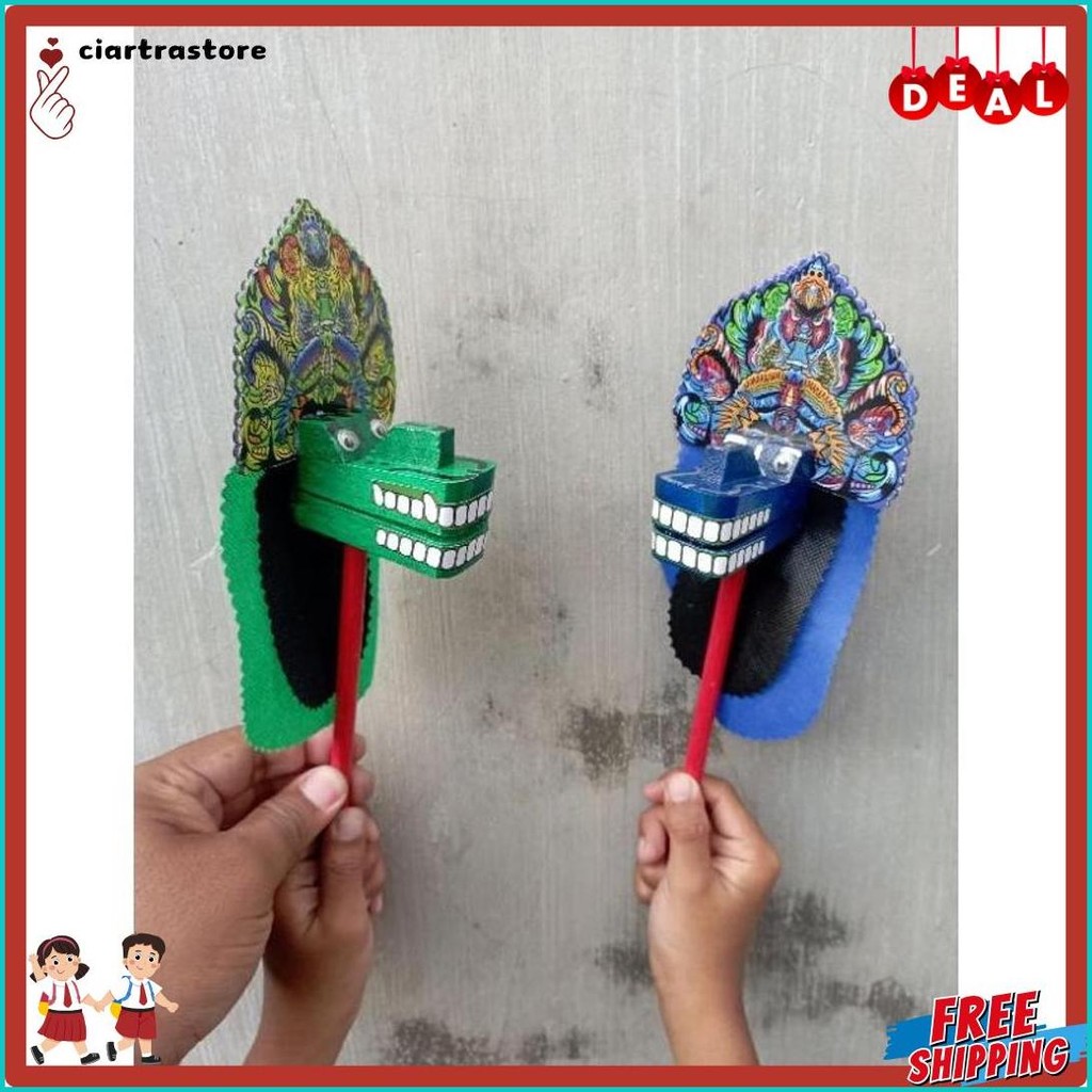 Barongan Mini Caplokan Kayu Kecil Barongan Jari Jathilan Miniatur Terlengkap Dan Termurah