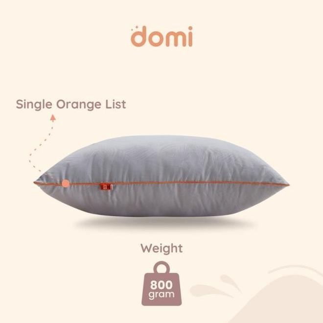 DOMI ORENJI - BANTAL DOMI/GULING DOMI SILICON PREMIUM