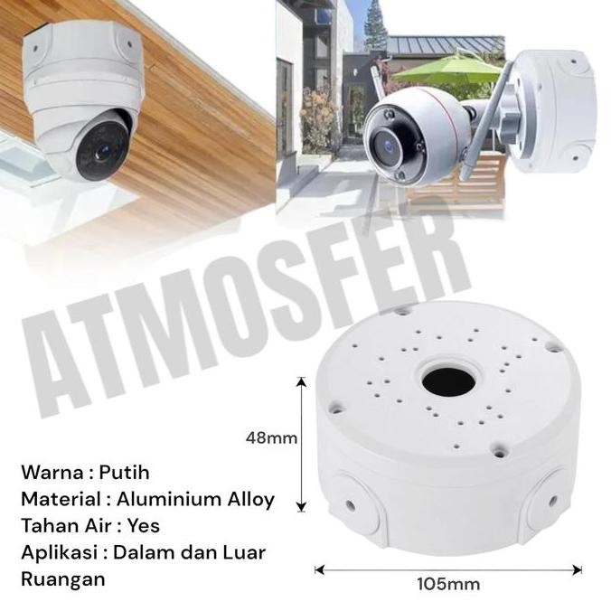 DURADUS Cctv Outdoor Indoor Junction Box Cctv Aluminium Alloy Outdoor Indoor bulat Aluminium Alloy W