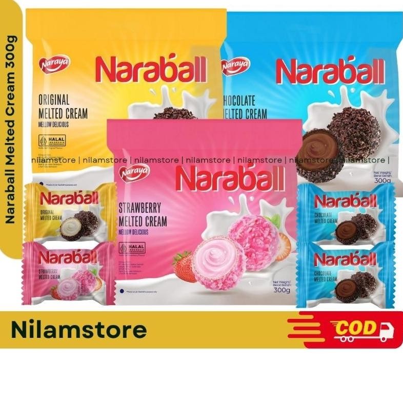 

Ready stok Terlaris Naraya Naraball Coklat Strawberry vanila / Naraball Coklat 300g Termurah